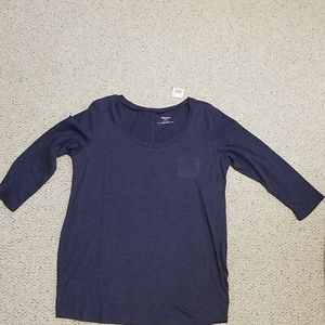 NWT Motherhood Maternity 3/4 sleeve shirt, Size L